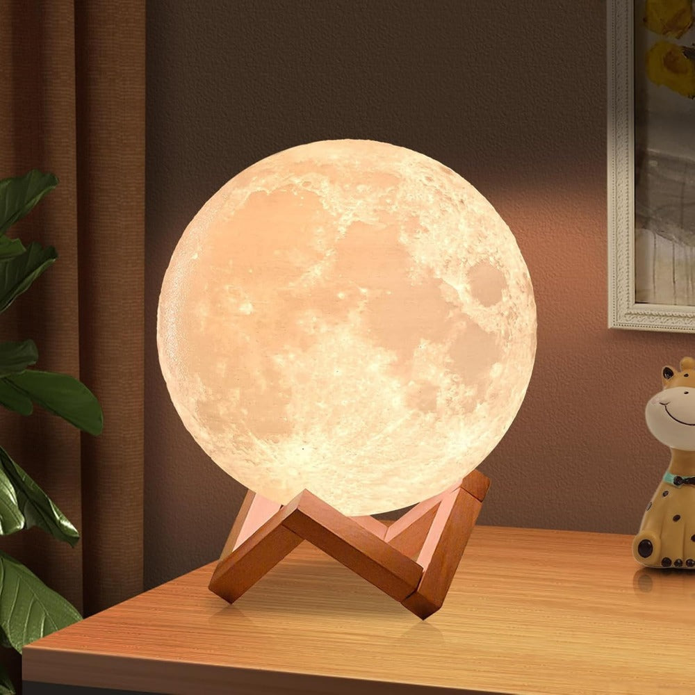 3D Moon Diffuser BEDEE – Realisticky aromadifuzér so stojanom