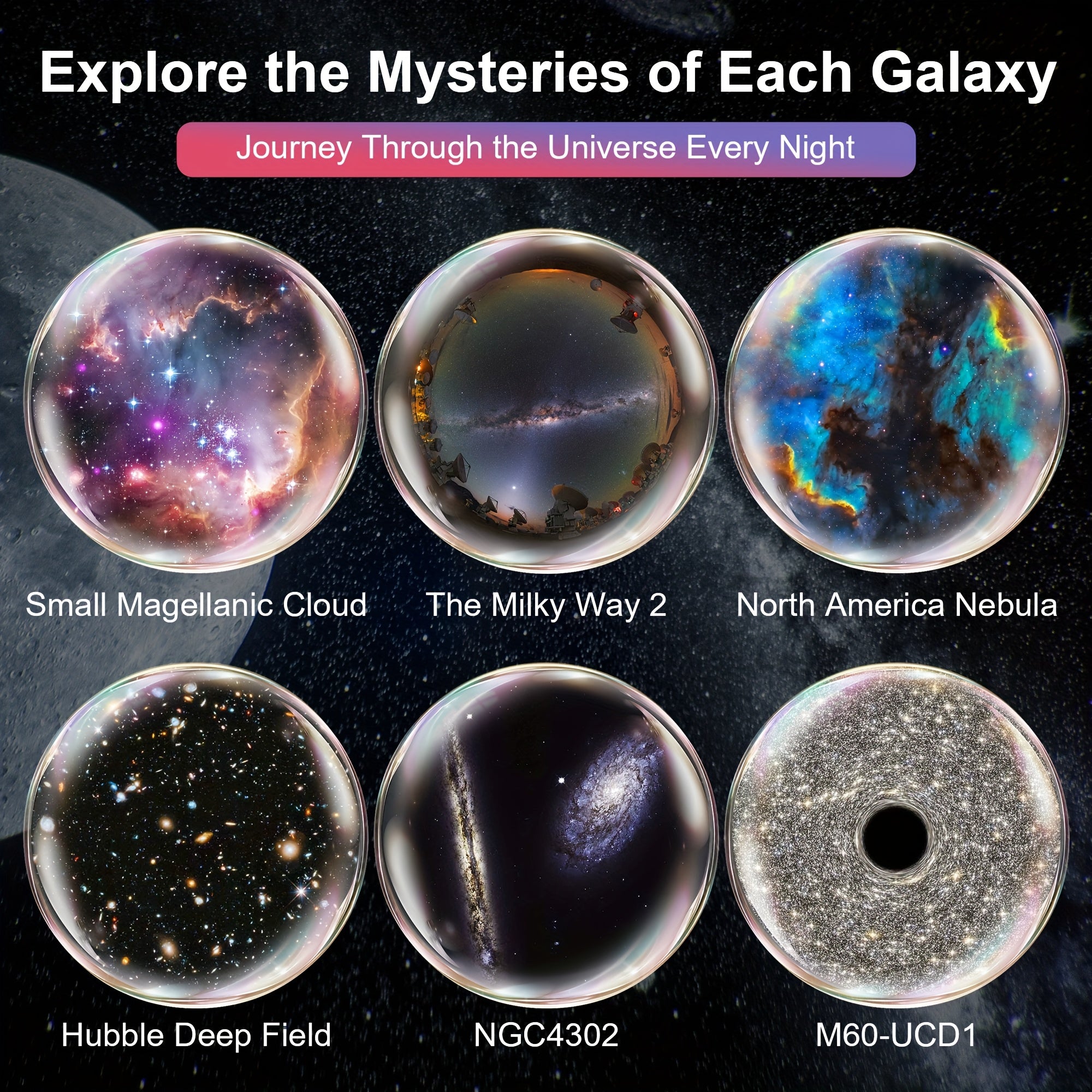 Mexllex 13-in-1 Galaxy Projector - Vesmír priamo u teba doma